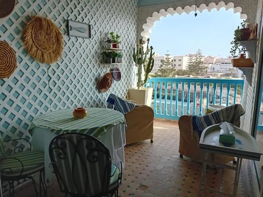 דירה אסאוירה Appartement Rubby Dans La Medina Avec Vue Mer Et Terrasse